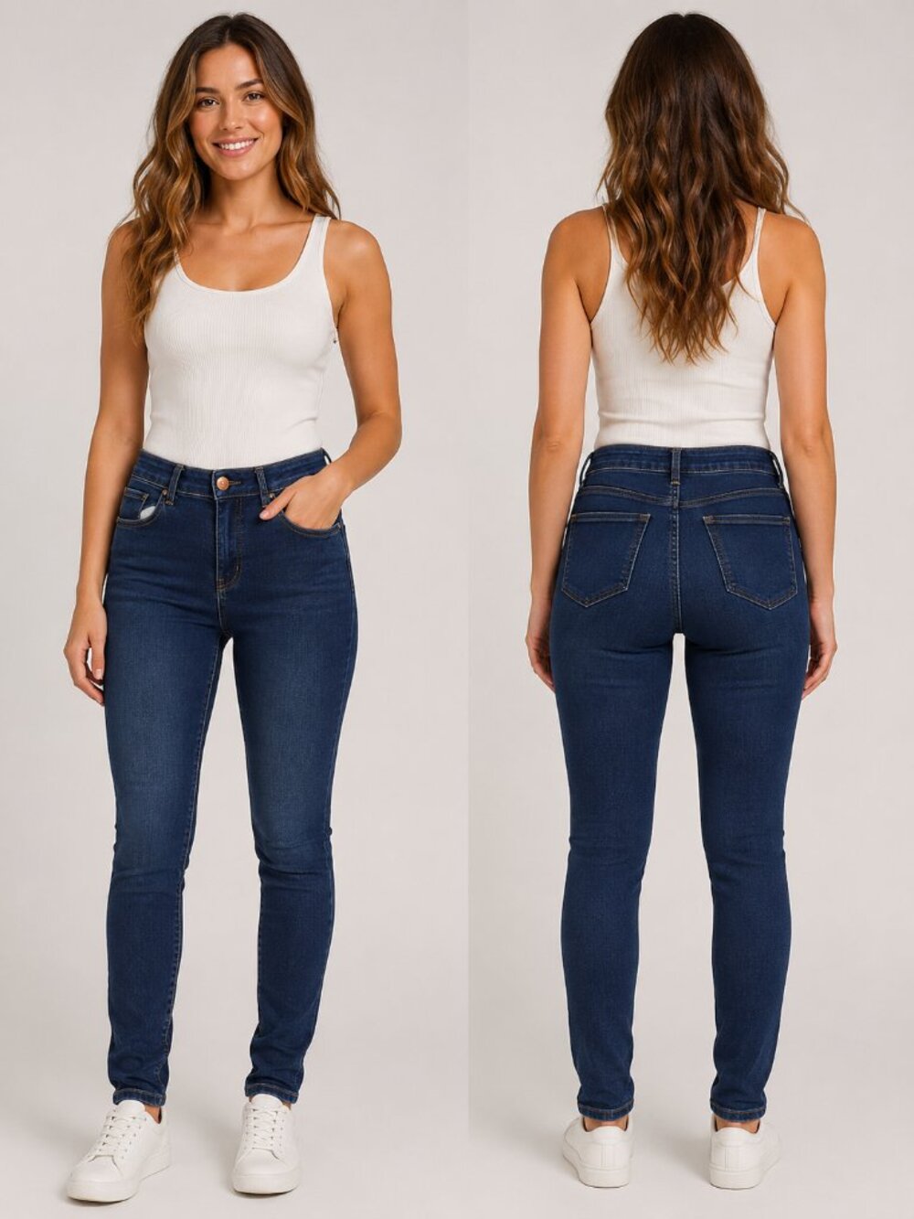American Eagle Super Stretch Dark Wash Skinny Jeans